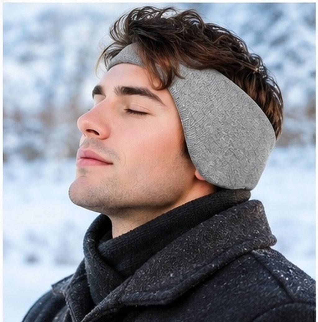 Fleece Ear Warmer Band - 2 unidades de protectores auditivos para