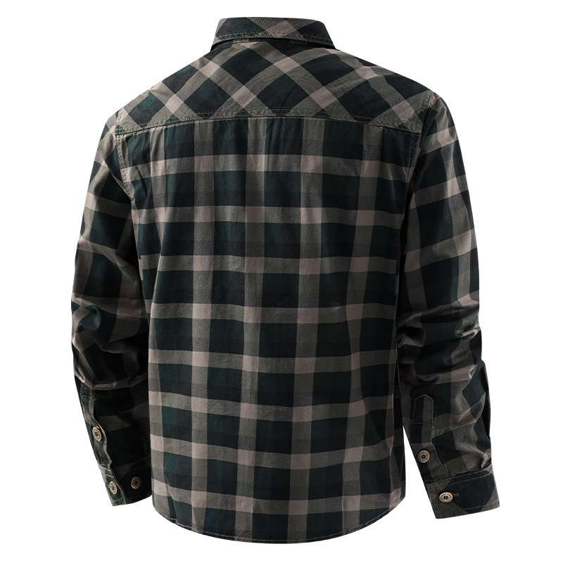 Camisas informales a cuadros p - Flannel Shirt Lined reseña y precio